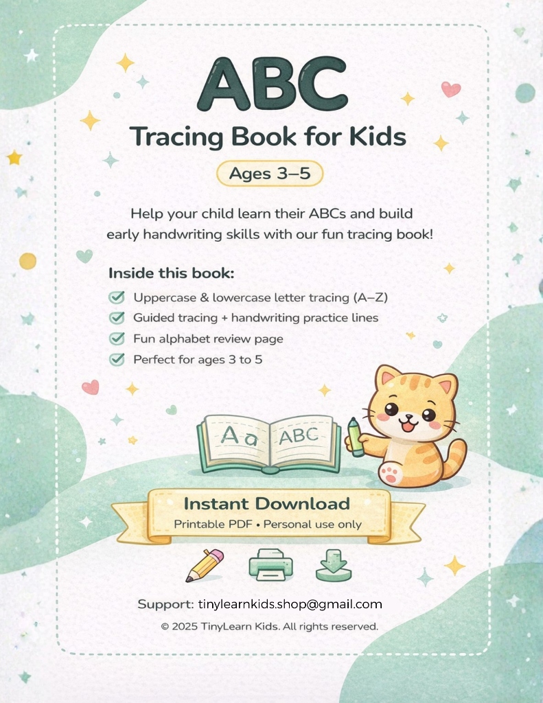 ABC Tracing Book product information